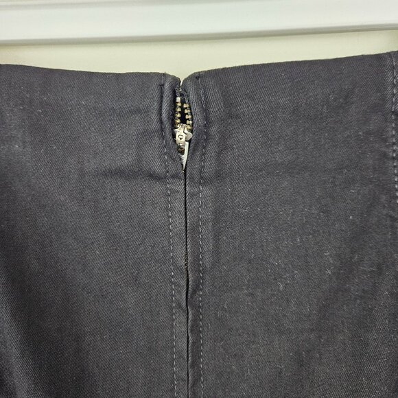 Wild Fable Womens Black Denim Mini Skirt Size 6 Casual Party Comfortable Chic - Picture 3 of 5